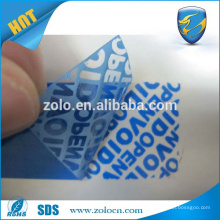 xxx film bopp tape tamper evident security VOID tape for carton packing,tamper evident security sealing tape